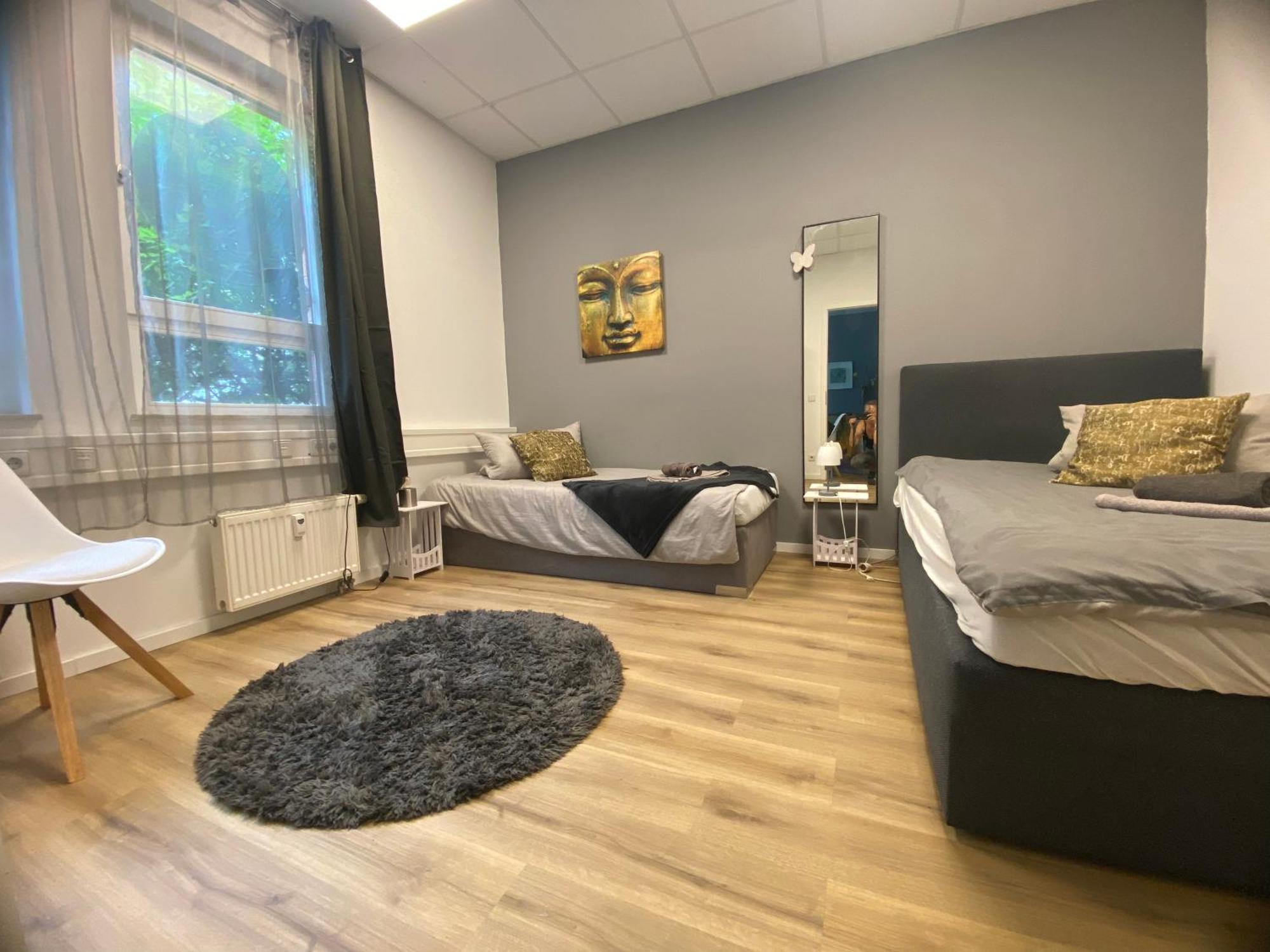 Studio 1 Mit Gemeinschaftsraeumen, Tiefgarage Leipzig Buitenkant foto